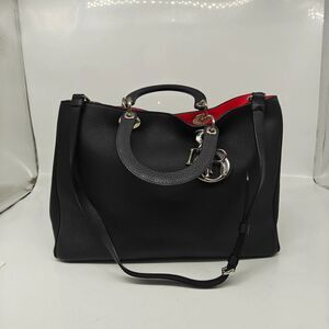 Christian Dior Women Leather Large Diorissimo Shopper Tote